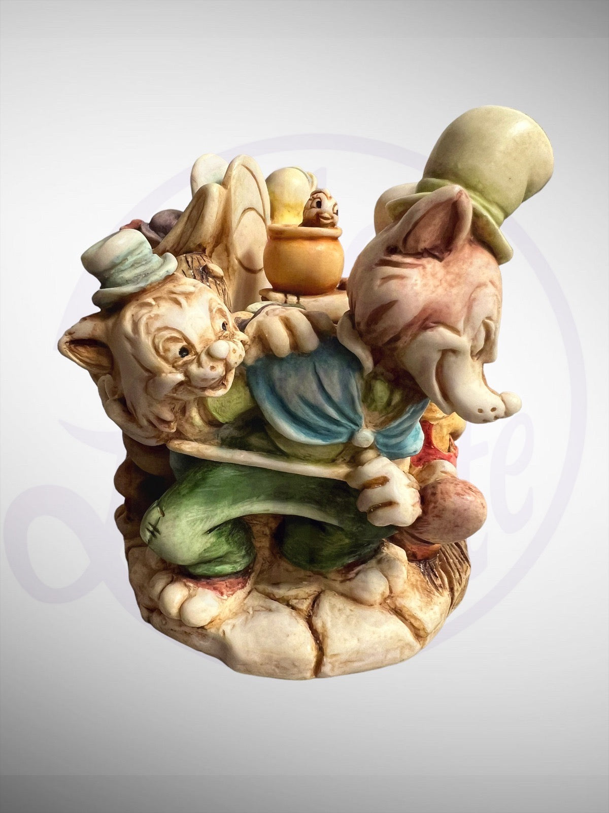 Harmony Kingdom Box - Disney Pinocchio's Great Adventure Figurine In Box No Insert